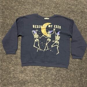 Wound Up Navy Graphic Sweatshirt